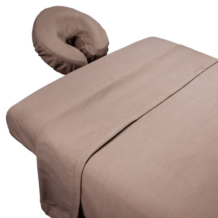 Microfiber Spa Sheet Set - Walnut