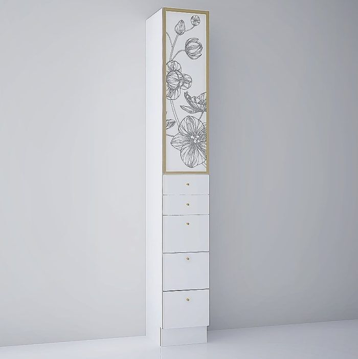 Gold Edition Tall Storage by Michele Pelafas